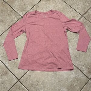 Time and Tru Pink Long Sleeve Top
